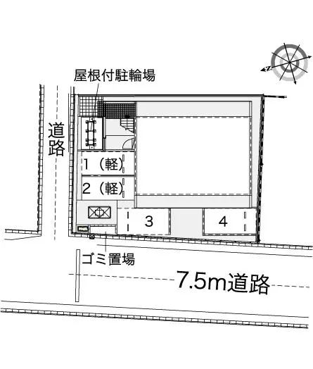 ★手数料０円★名古屋市千種区大久手町　月極駐車場（LP）